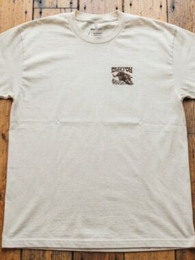 Brixton Cream Short-Sleeve Graphic Shirt Size Large